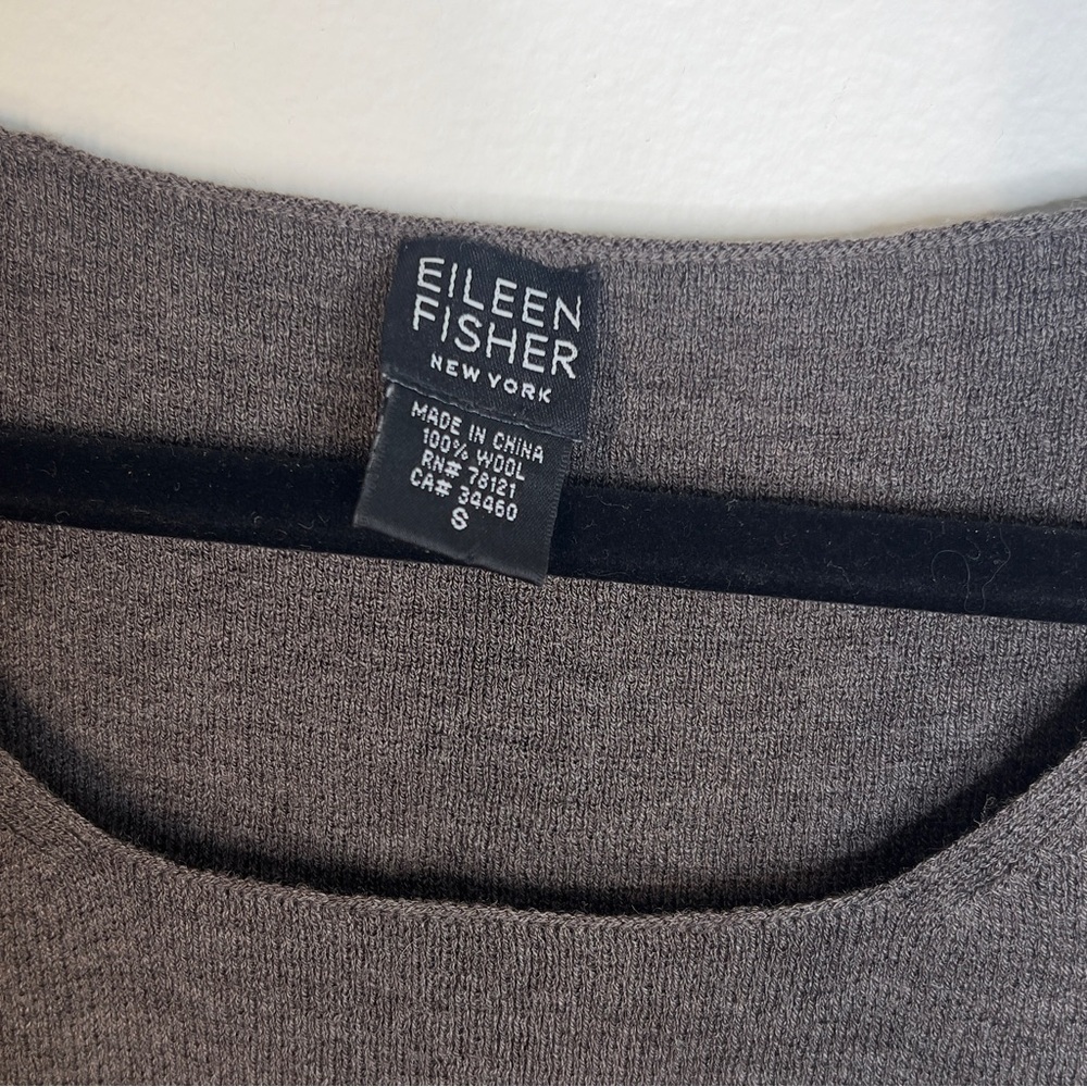 EILEEN FISHER Women’s Small Brown Sweater Tank - Picture 3 of 9